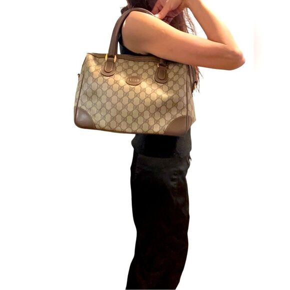 Gucci vintage GG canvas tote - Picture 1 of 12